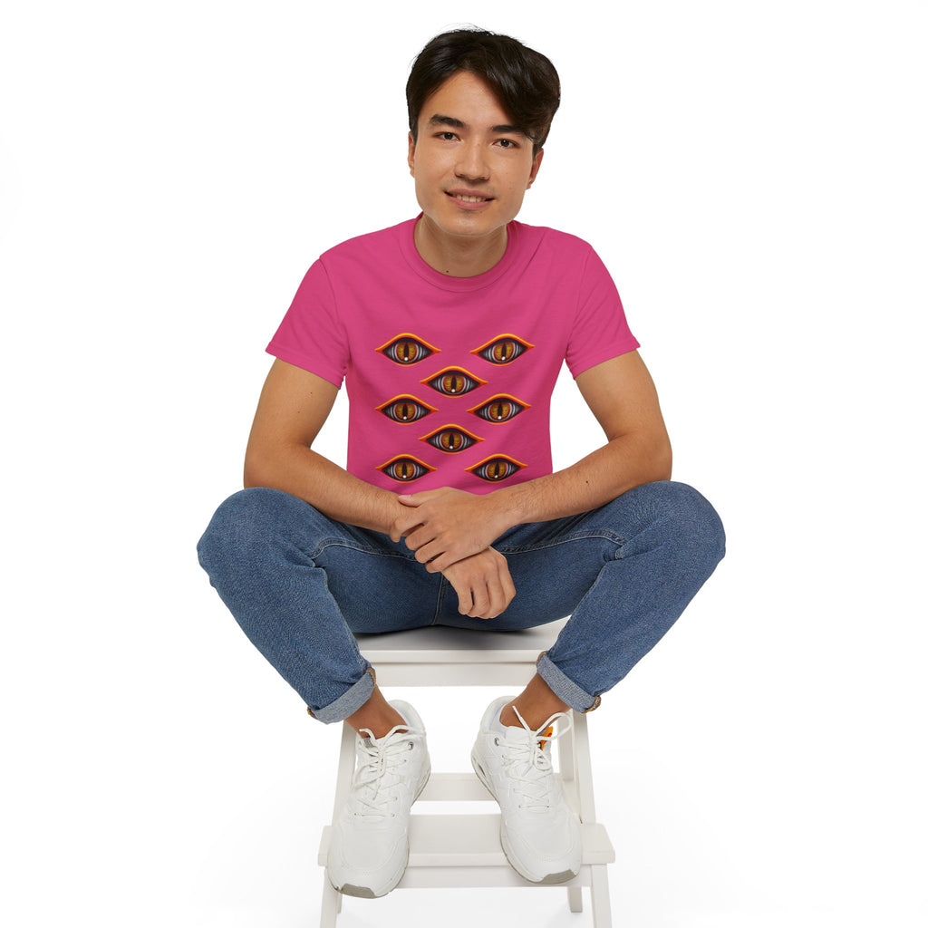 Mystic Eyes Graphic Tee — Psychedelic All-Seeing Eye T-Shirt #hfs84300