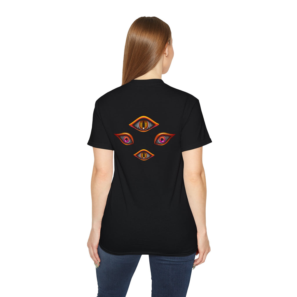 Mystic Eyes Graphic Tee — Psychedelic All-Seeing Eye T-Shirt #hfs84300