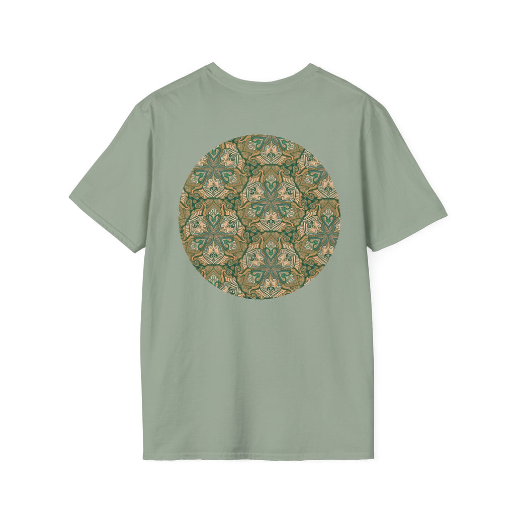 Green Celtic Knot Mandala T-Shirt | Floral Shamrock Pattern