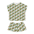 Floral Vines Women’s Pajama Set — Short Sleeve & Shorts All-Over Print #gf6539