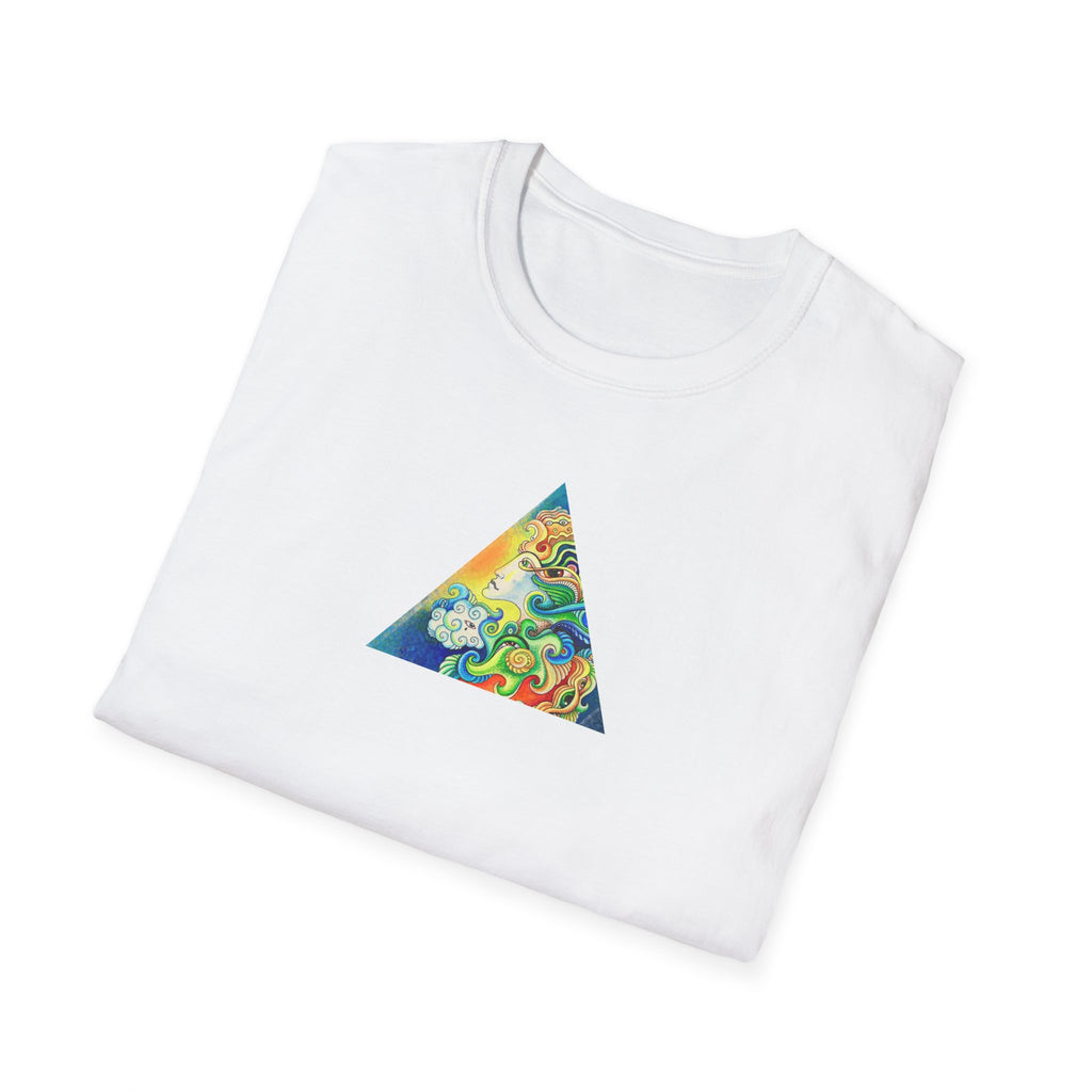 Psychedelic Prism Triangle T-Shirt #h7432887