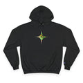 Hoodie — Psychedelic Green Eye Triangle Champion Hoodie #g86478