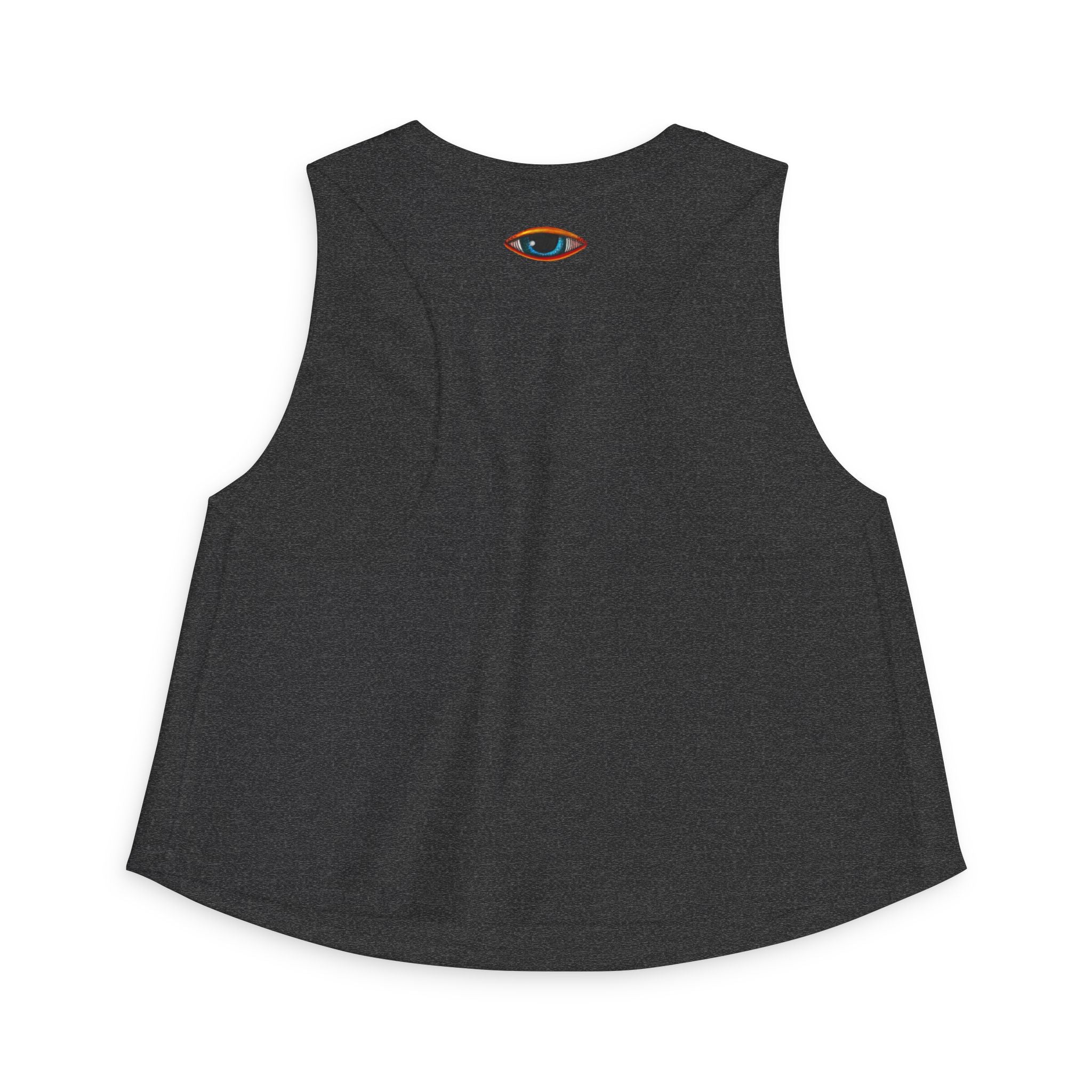 Psychedelic Paisley Crop Top – Colorful Retro Swirl Tank #w2462