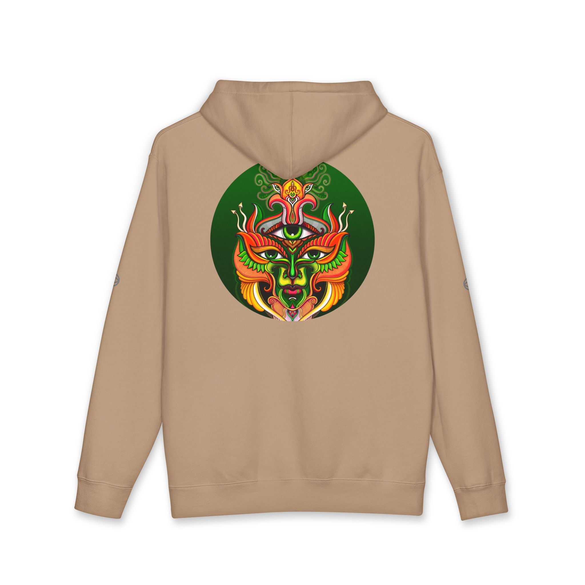 Hoodie — Vibrant Tribal Mask Graphic Pullover #h976345