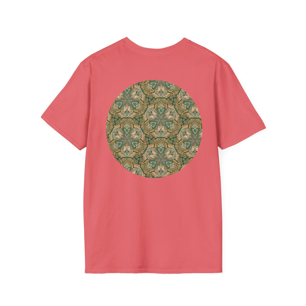 Green Celtic Knot Mandala T-Shirt | Floral Shamrock Pattern