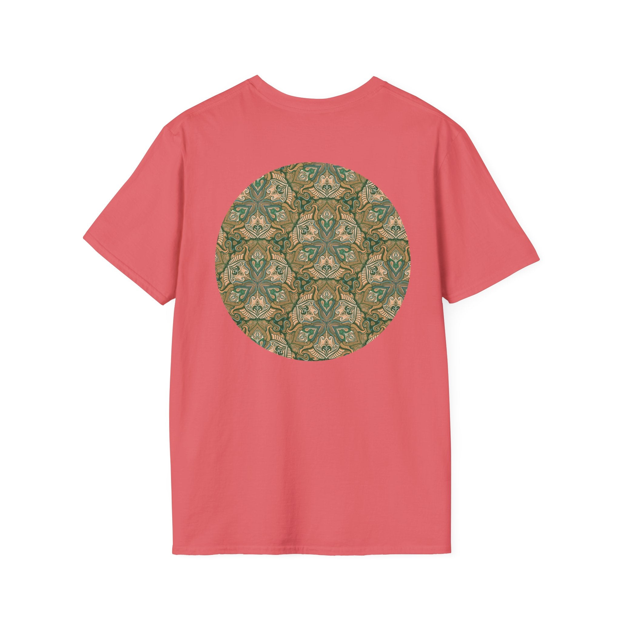 Green Celtic Knot Mandala T-Shirt | Floral Shamrock Pattern