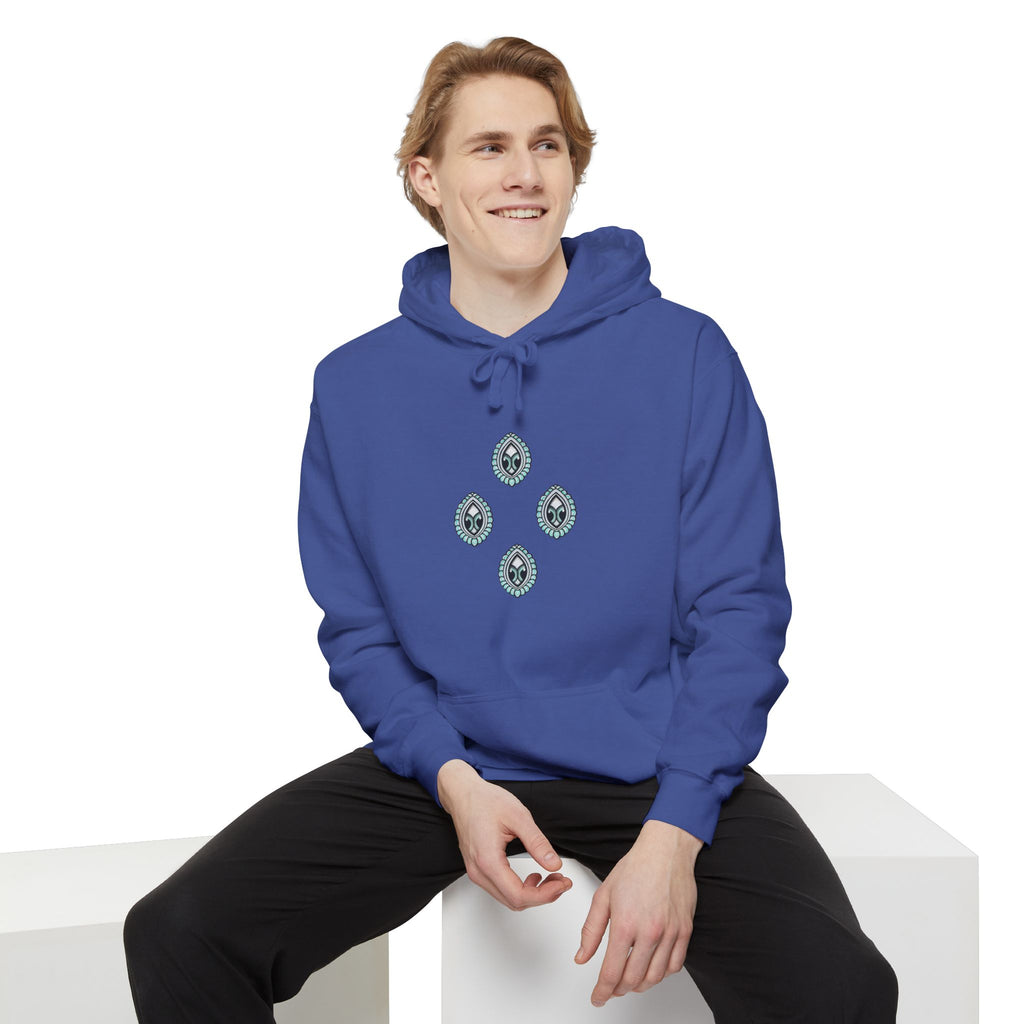 Hoodie — Geometric Mystic Pattern Diamond Back Print #gmh13