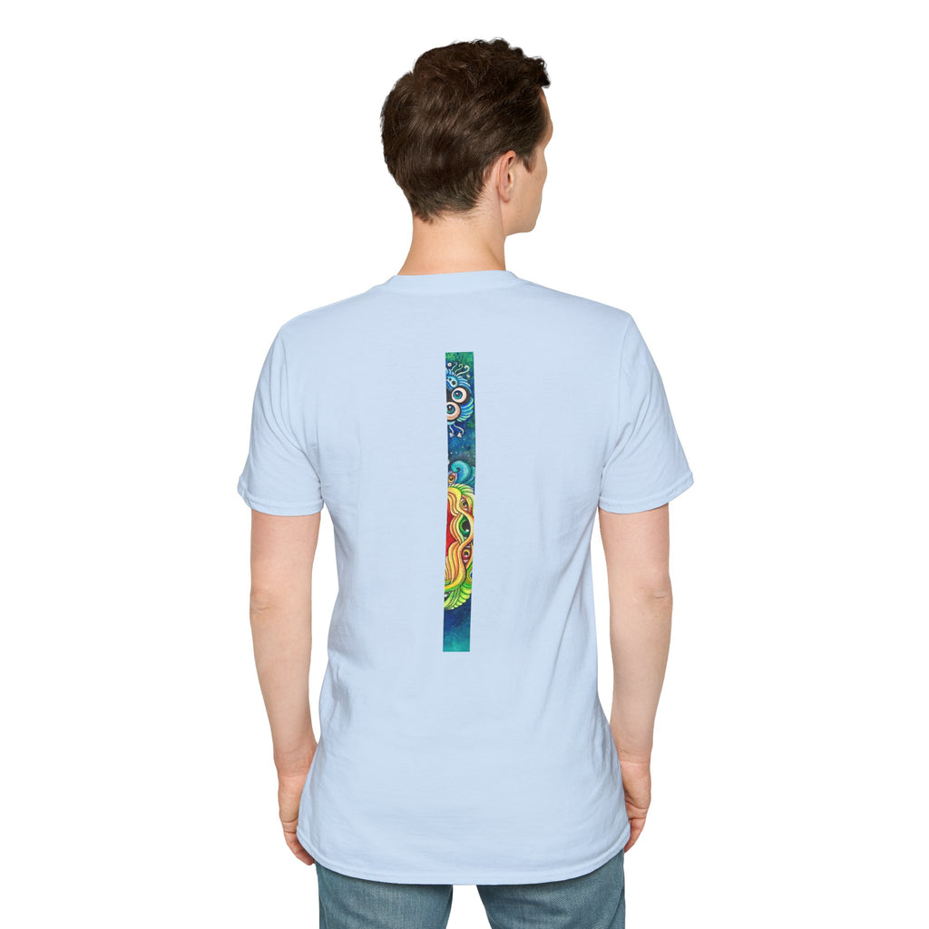 Psychedelic Prism Triangle T-Shirt #h7432887