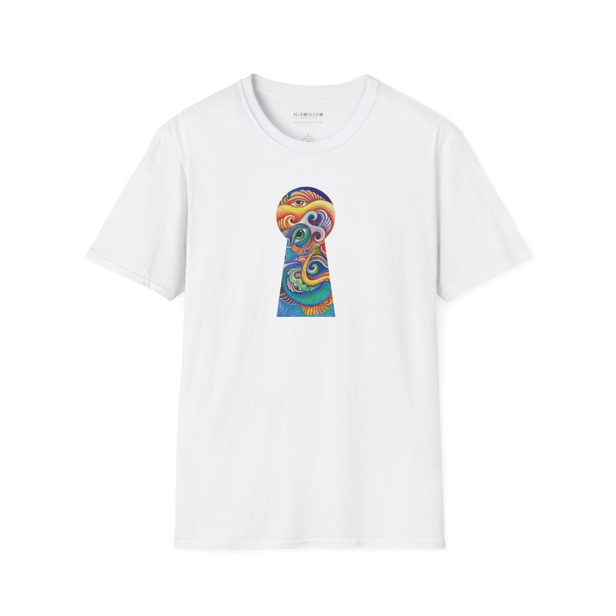 Unisex Softstyle Keyhole T-Shirt