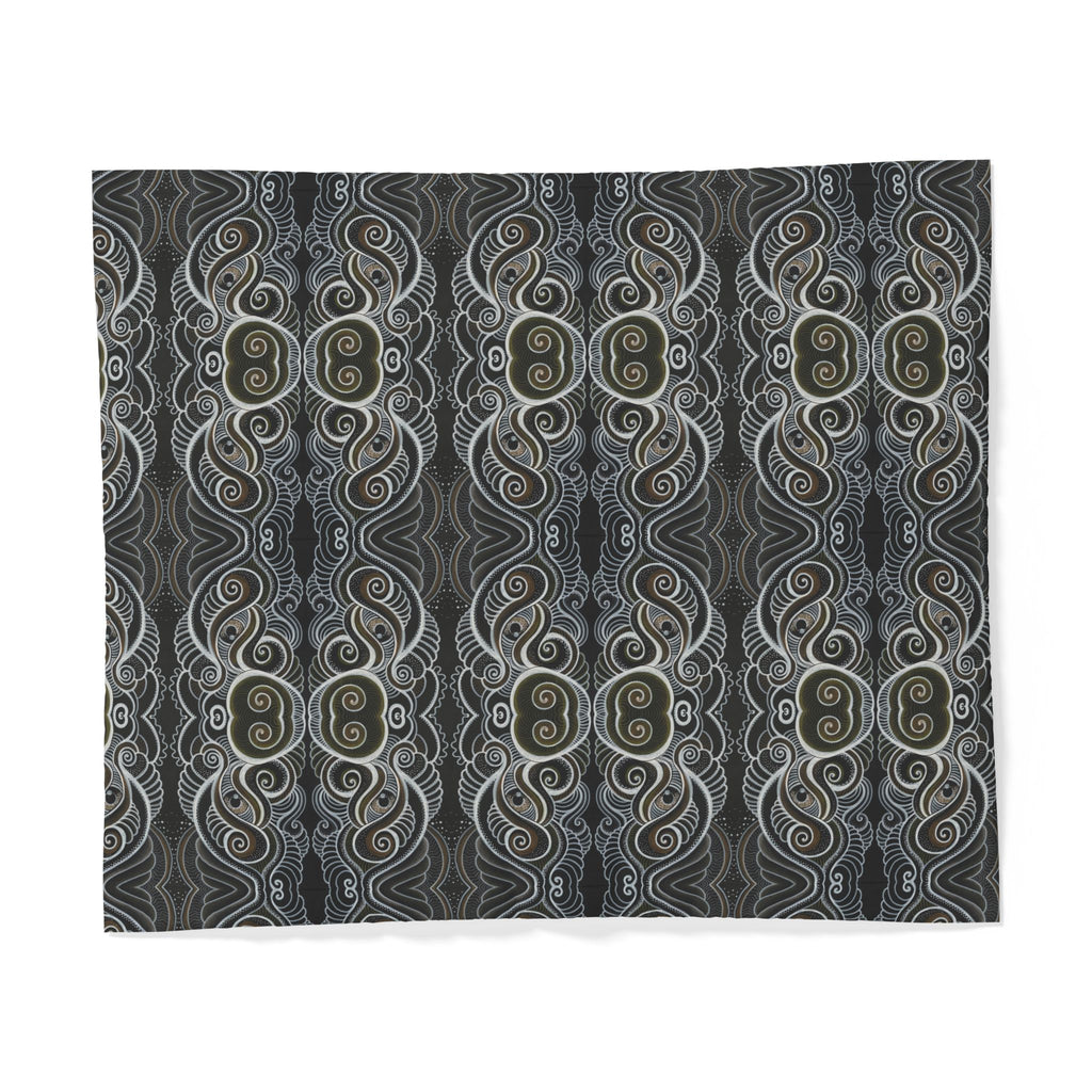 Duvet Cover — Dark Ornate Celtic Knot Pattern Cotton Duvet #j2321