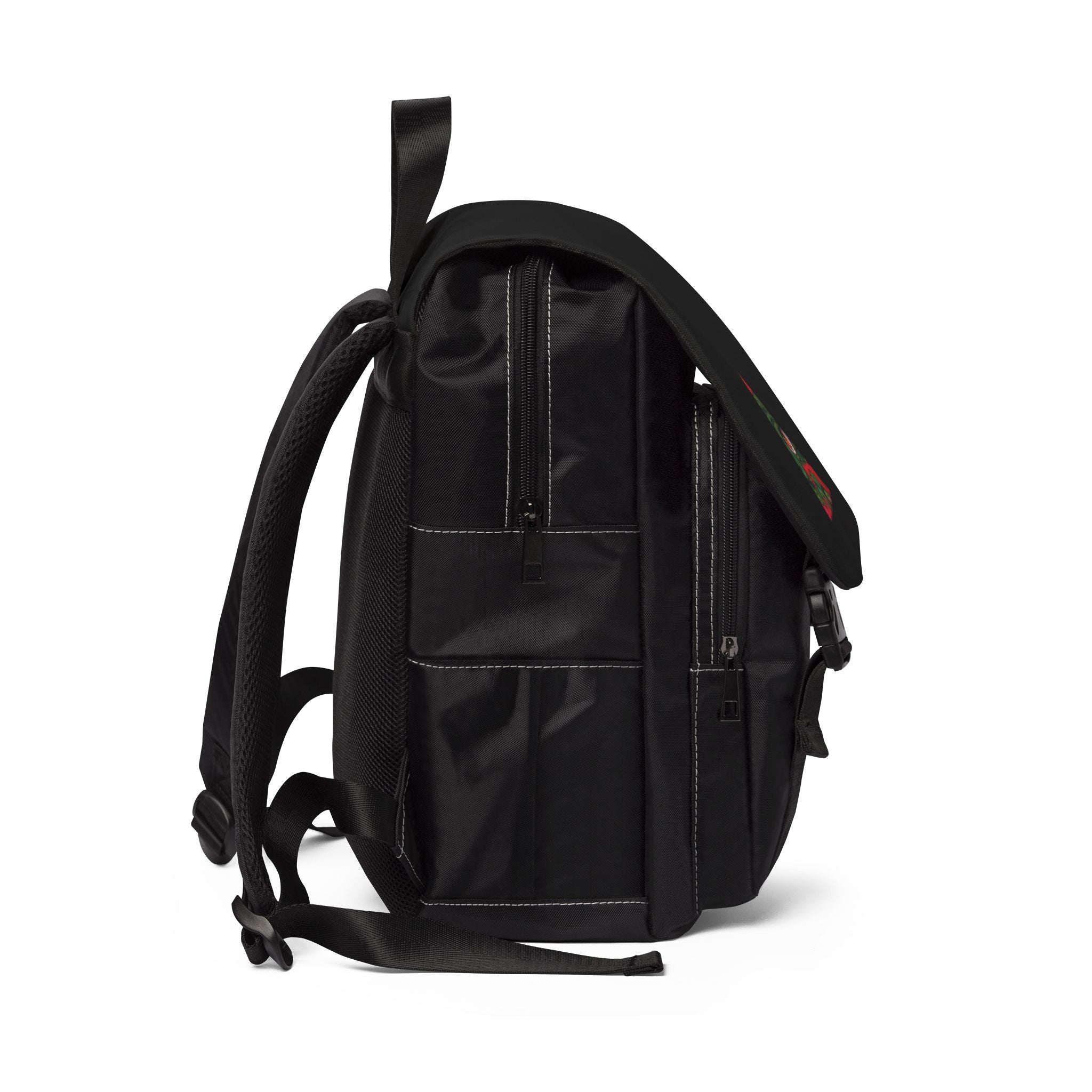 Triangle Eye Pattern Backpack — Casual Shoulder Backpack with Mystic Geometric Design #lit095420