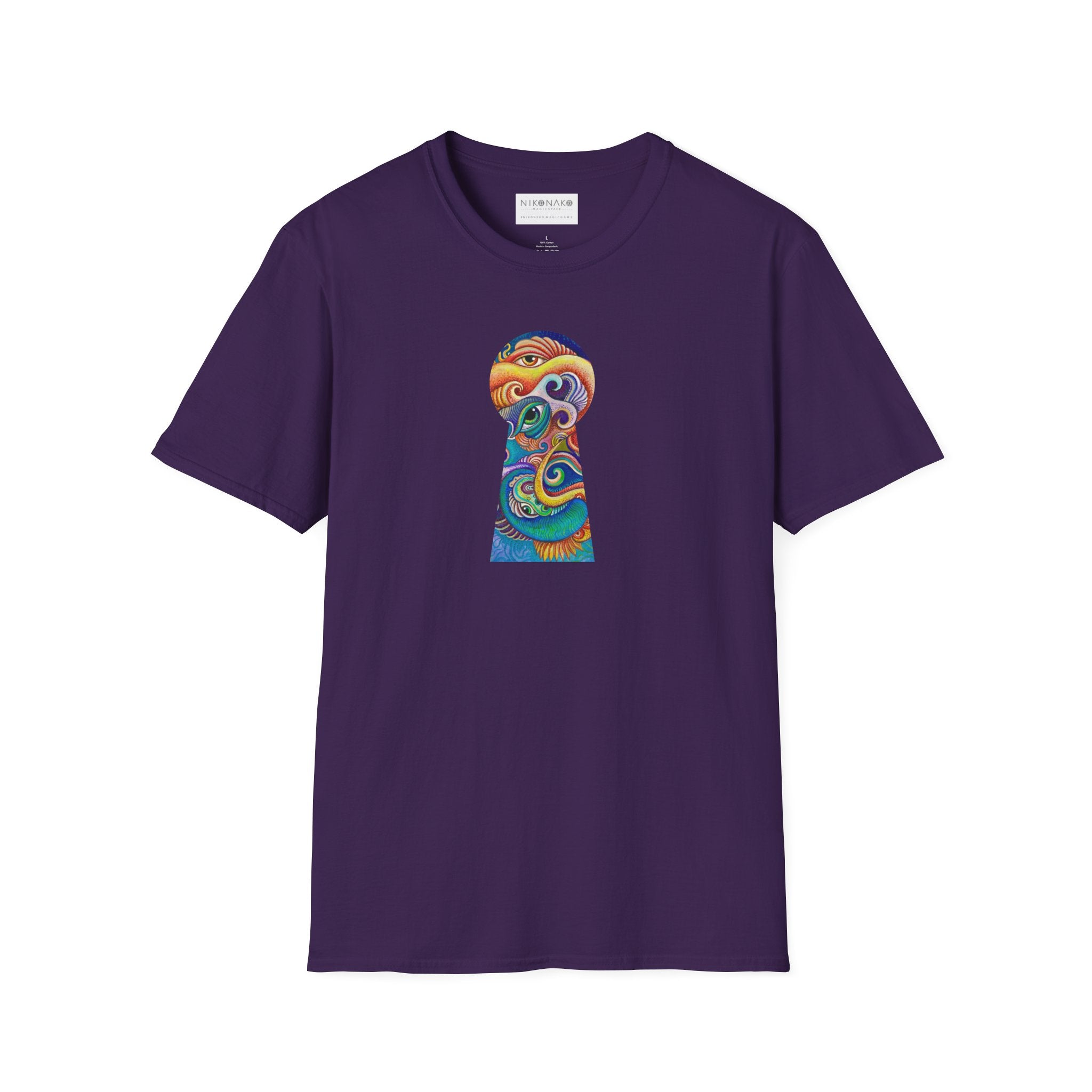 Unisex Softstyle Keyhole T-Shirt