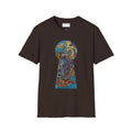 Psychedelic Keyhole T-Shirt — Colorful Swirl Art Tee #tsc8765