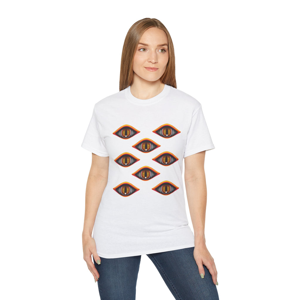 Mystic Eyes Graphic Tee — Psychedelic All-Seeing Eye T-Shirt #hfs84300