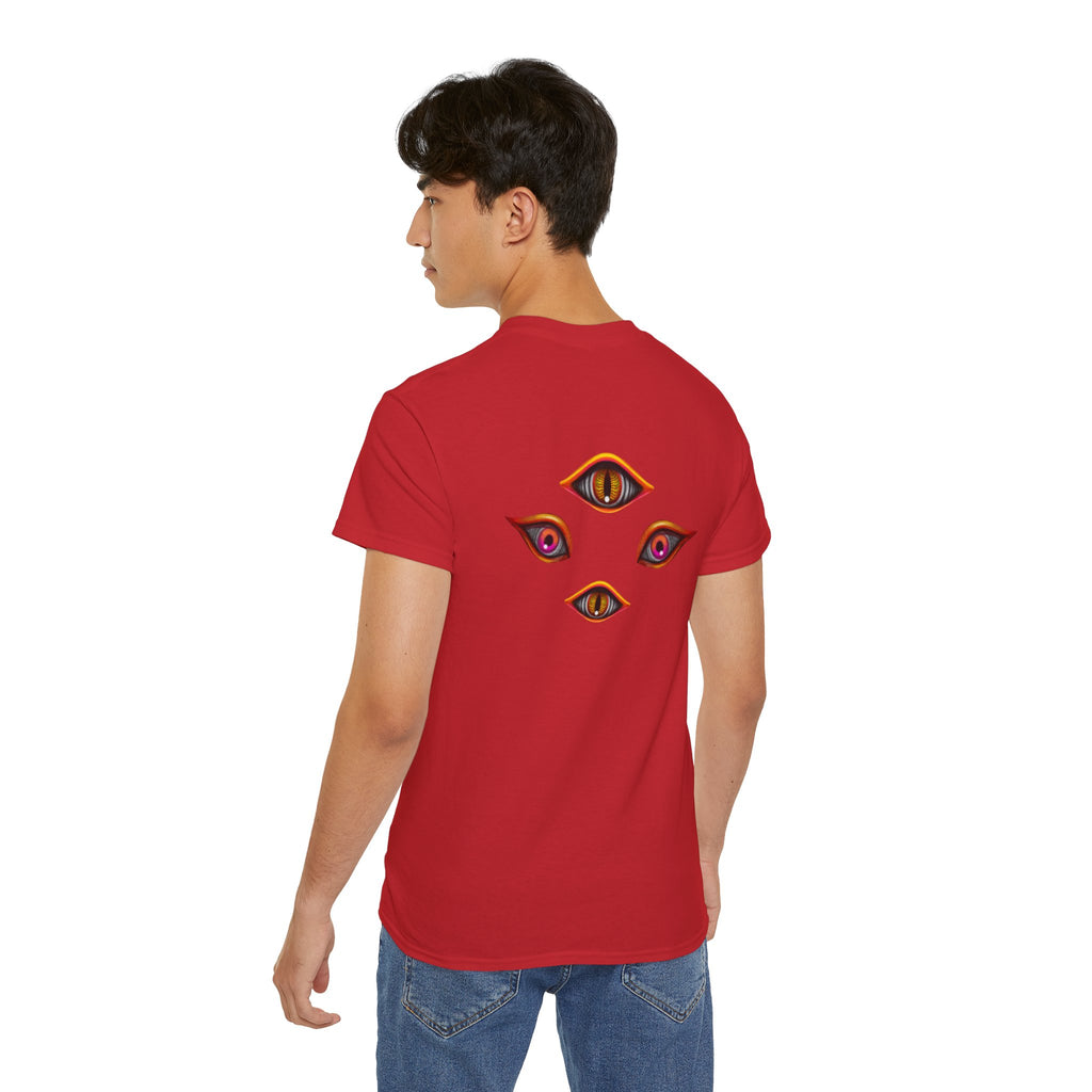 Mystic Eyes Graphic Tee — Psychedelic All-Seeing Eye T-Shirt #hfs84300