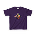 Abstract Eye Pattern Kids Tee | Geometric Star & Triangle Art