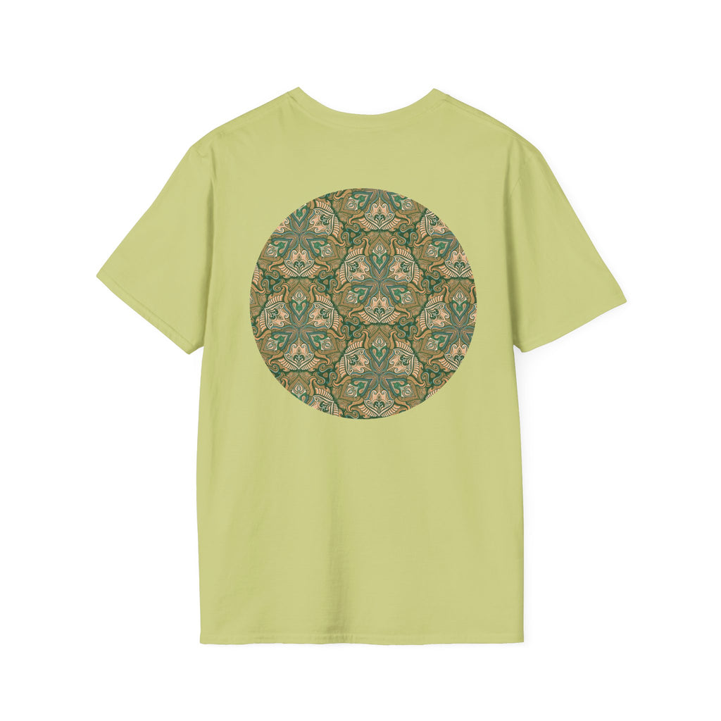 Green Celtic Knot Mandala T-Shirt | Floral Shamrock Pattern