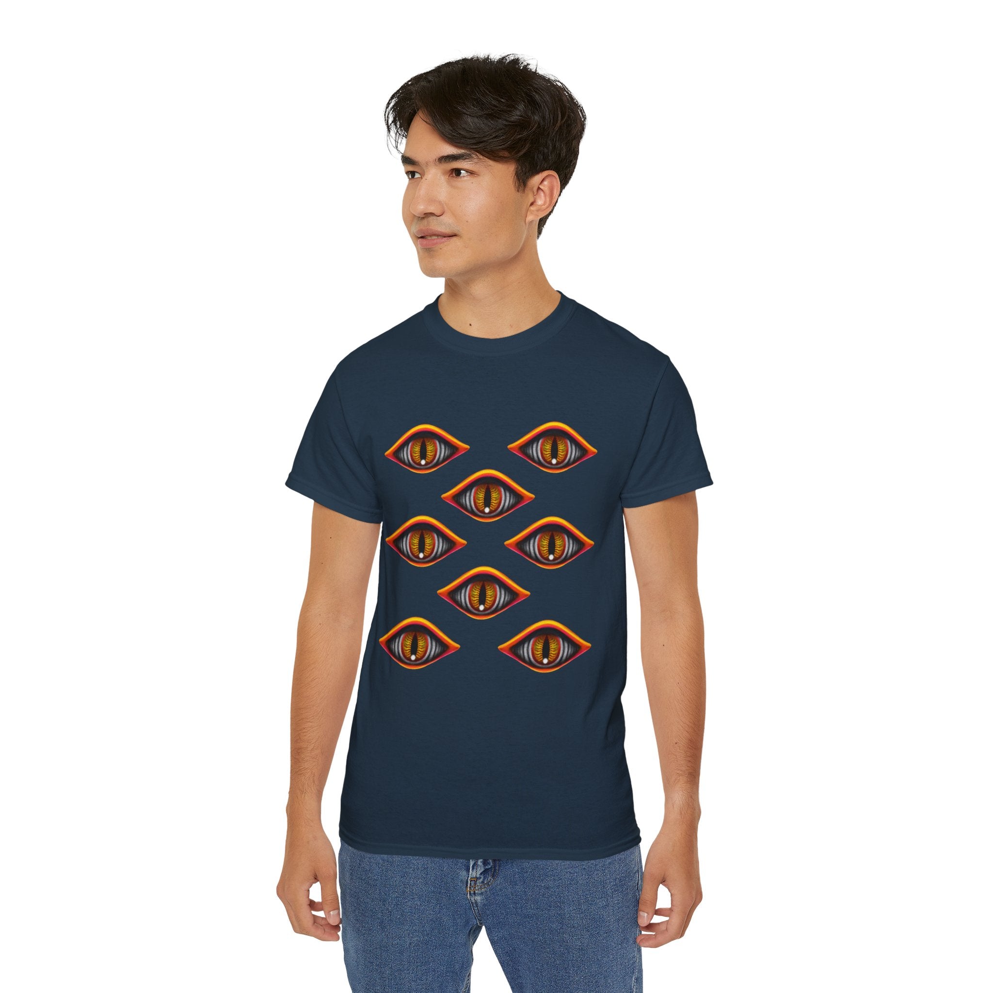 Mystic Eyes Graphic Tee — Psychedelic All-Seeing Eye T-Shirt #hfs84300