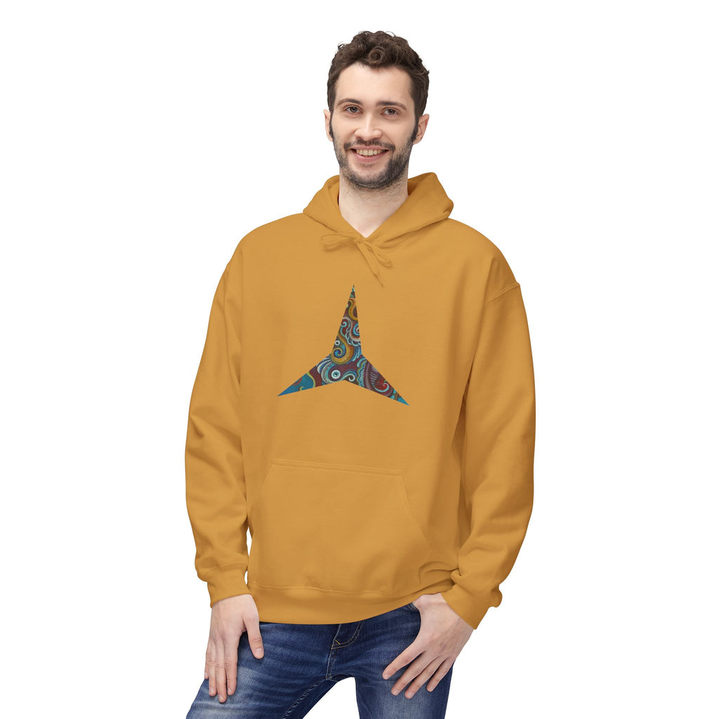 Hoodie — Colorful Geometric Tribal Diamond Print #g765889