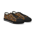 Paisley Flame Low-Top Sneakers — Men's Casual Canvas Shoes #ur2819