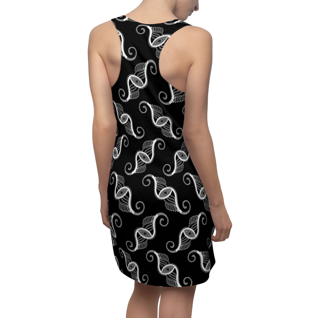 Women's Cut & Sew Racerback Dress (AOP) #h86489
