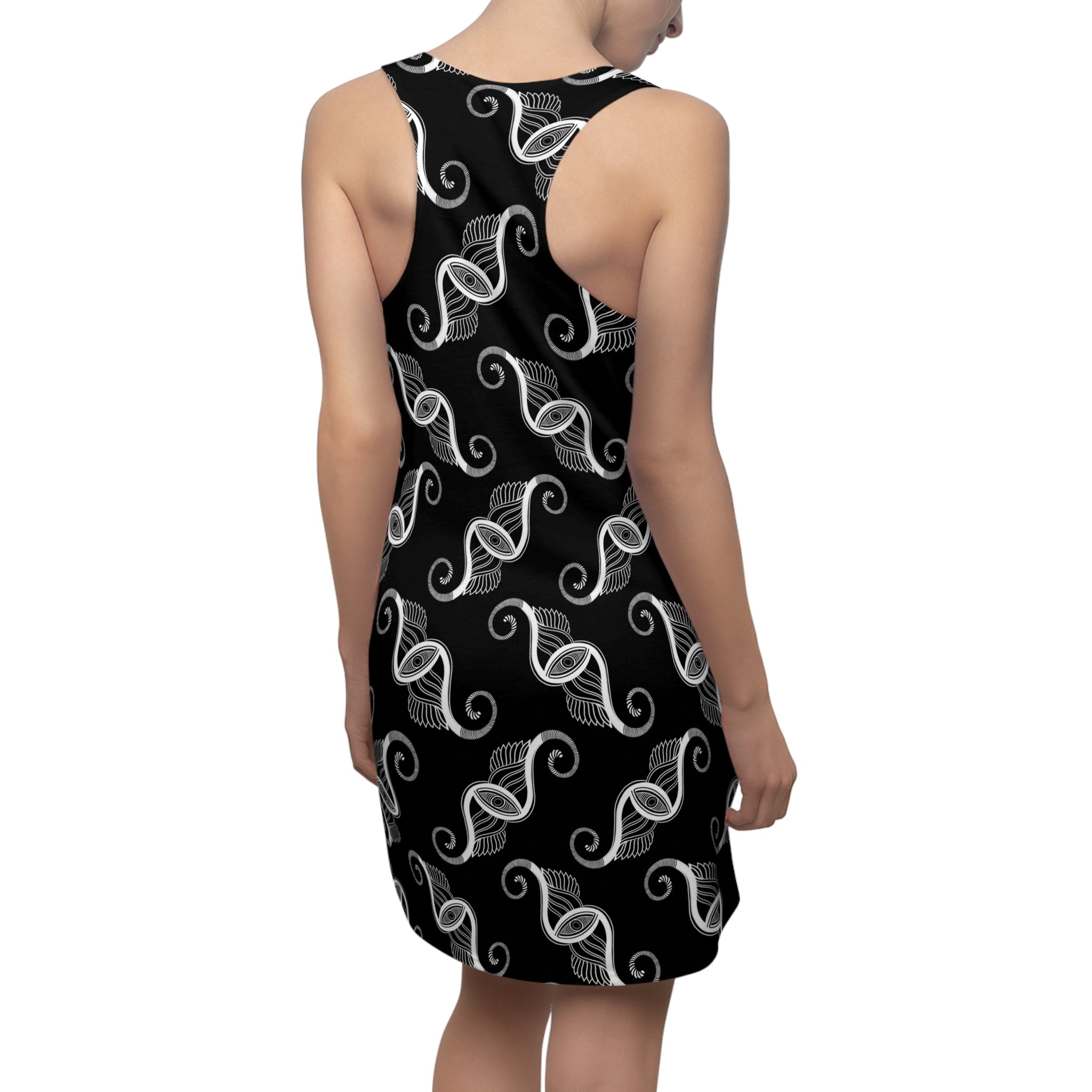 Women's Cut & Sew Racerback Dress (AOP) #h86489