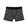 Men's Boxer Briefs — Green Red Kaleidoscope Pattern All-Over Print #mmb215