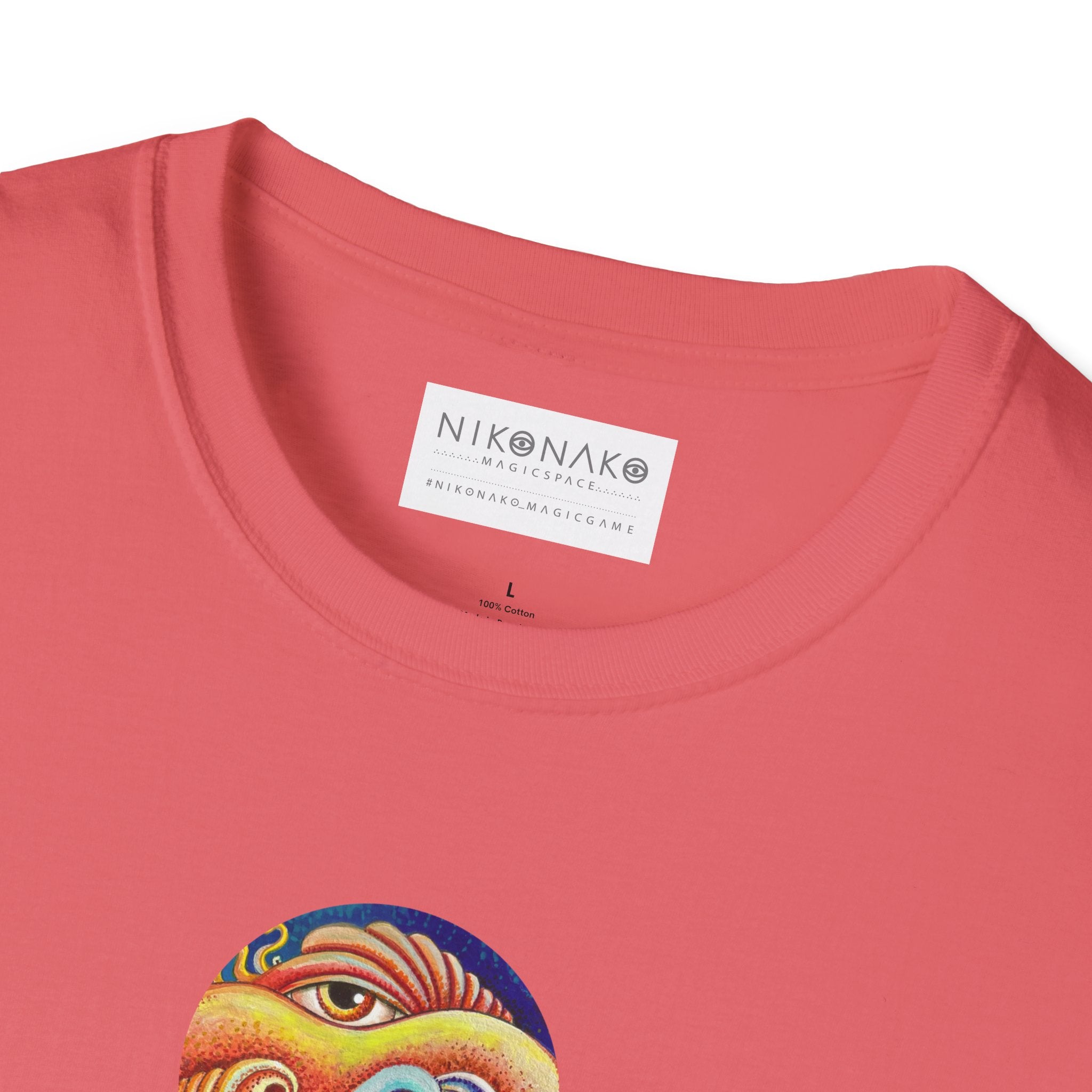 Unisex Softstyle Keyhole T-Shirt