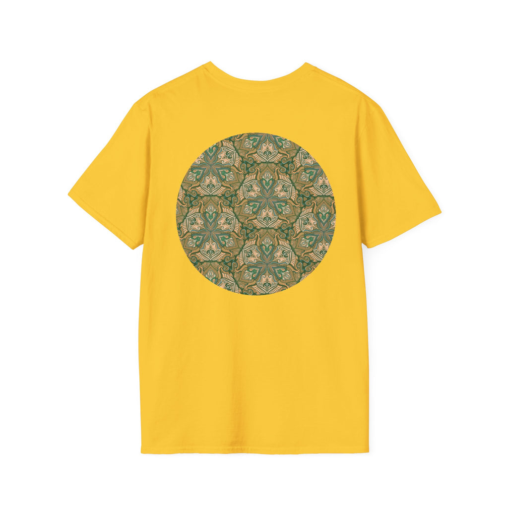 Green Celtic Knot Mandala T-Shirt | Floral Shamrock Pattern