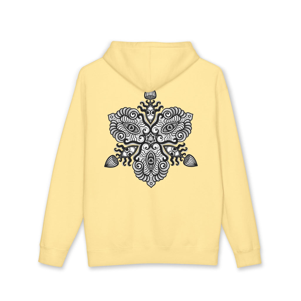 Hoodie — Intricate Black Tribal Mandala Skull Design #x8765467