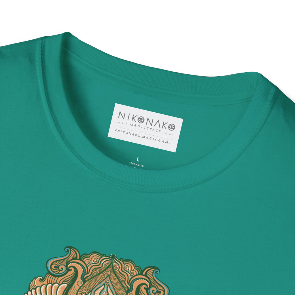 Green Celtic Knot Mandala T-Shirt | Floral Shamrock Pattern