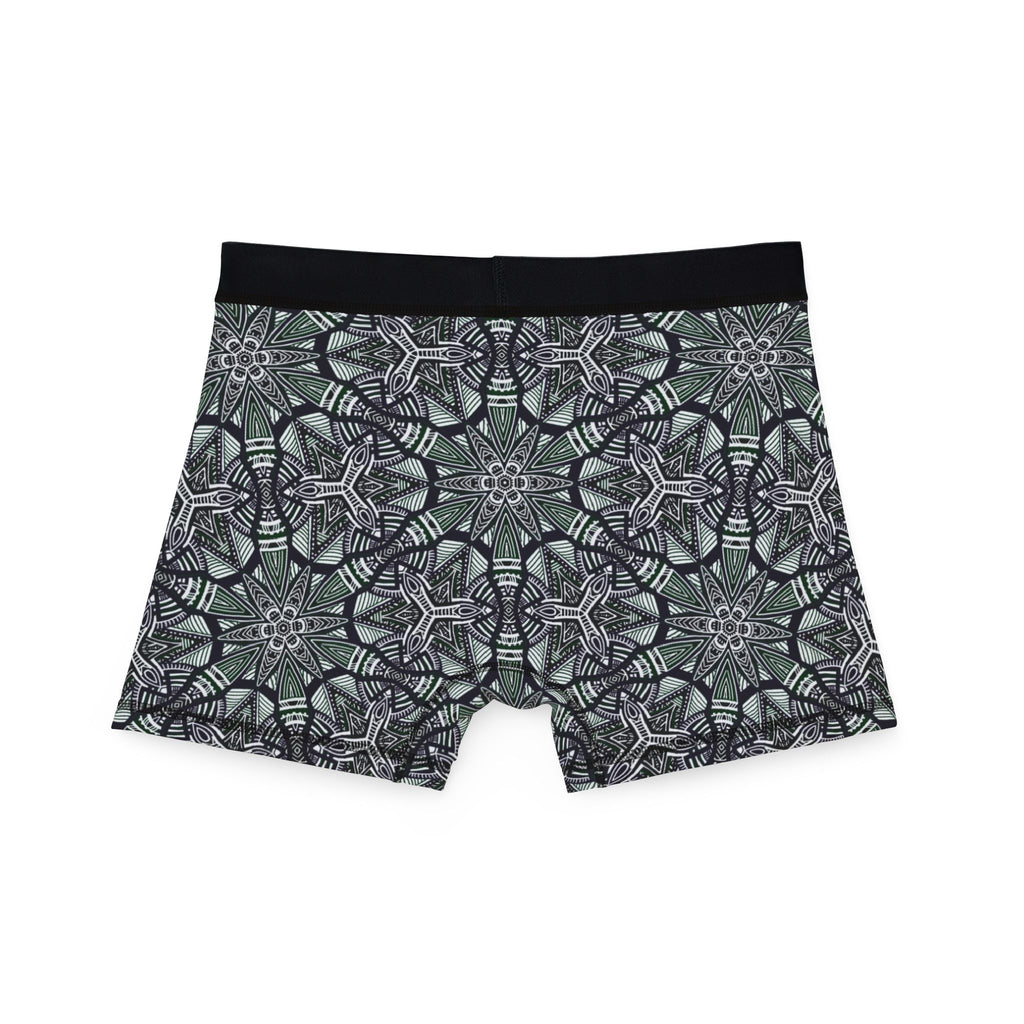 Kaleidoscope Geo Boxer Briefs — Men's Patterned Short Underwear #as23413