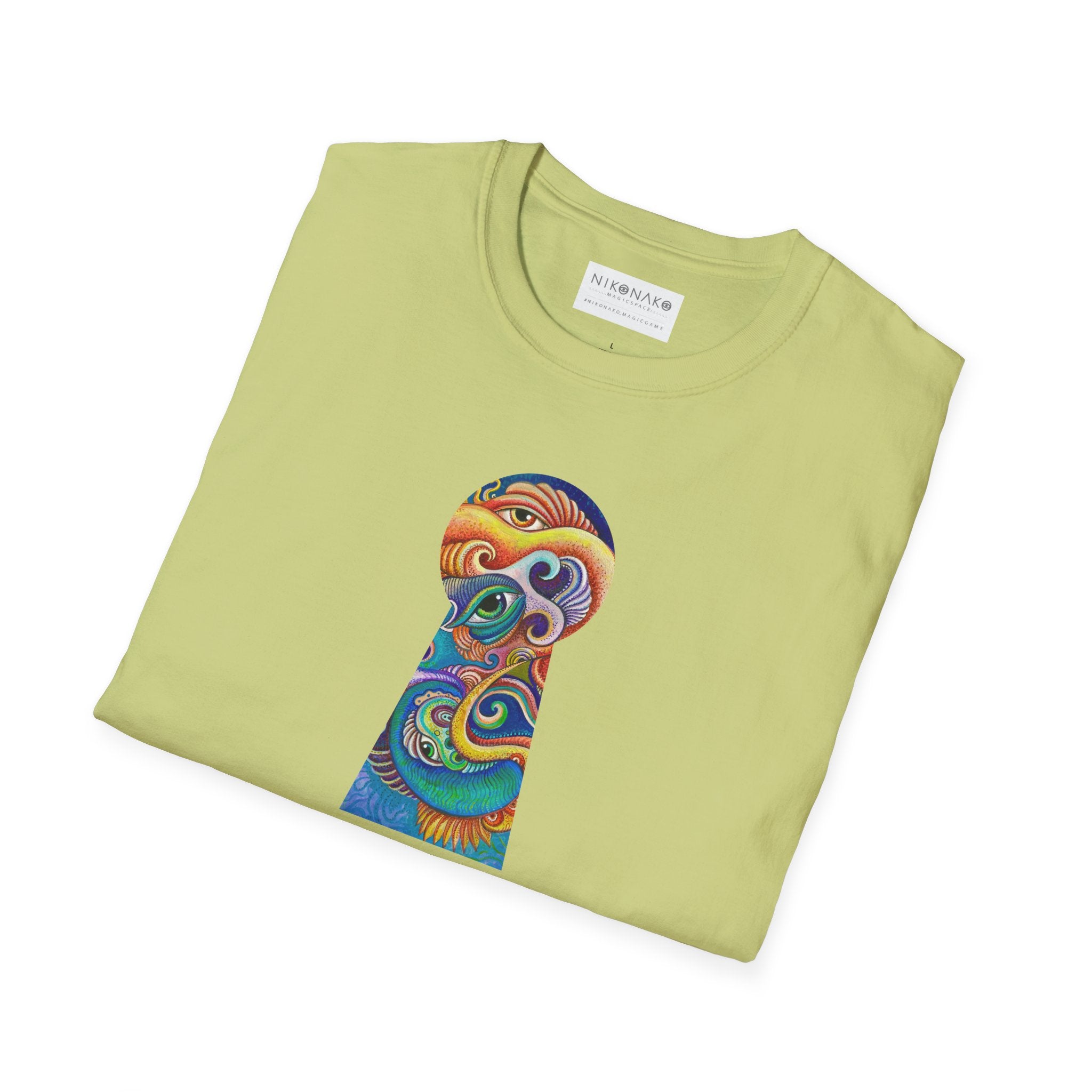 Unisex Softstyle Keyhole T-Shirt
