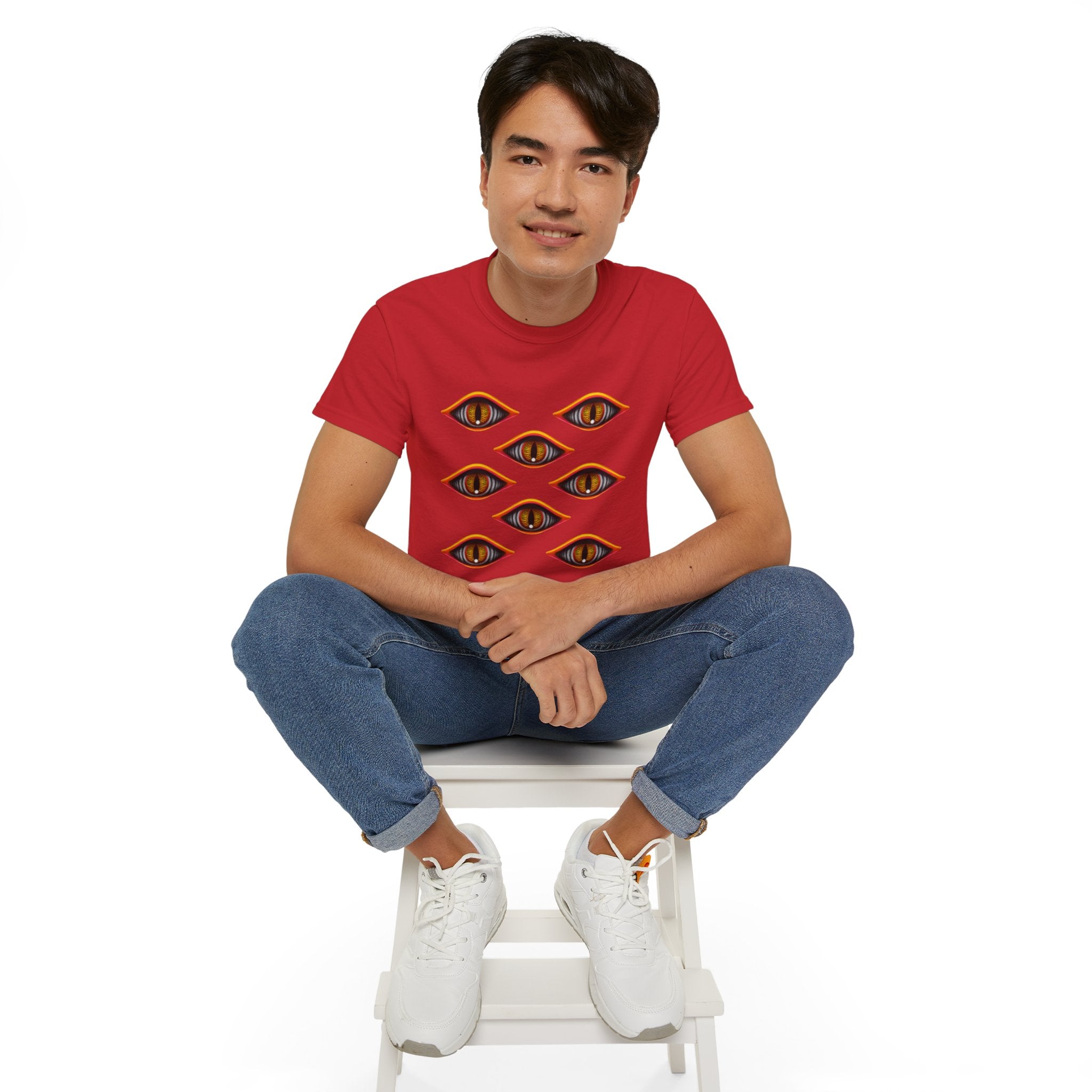 Mystic Eyes Graphic Tee — Psychedelic All-Seeing Eye T-Shirt #hfs84300