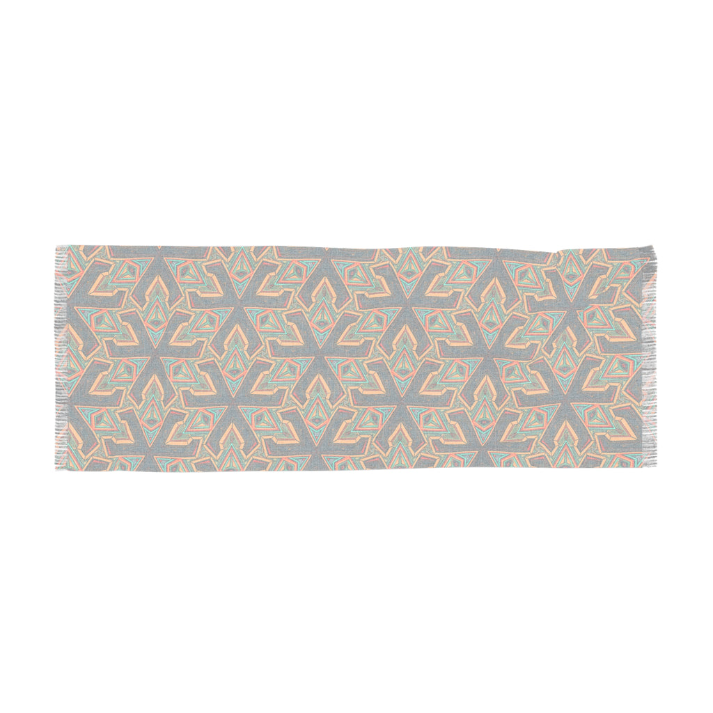 Geometric Starlight Scarf — Lightweight Boho Patterned Wrap #g663255