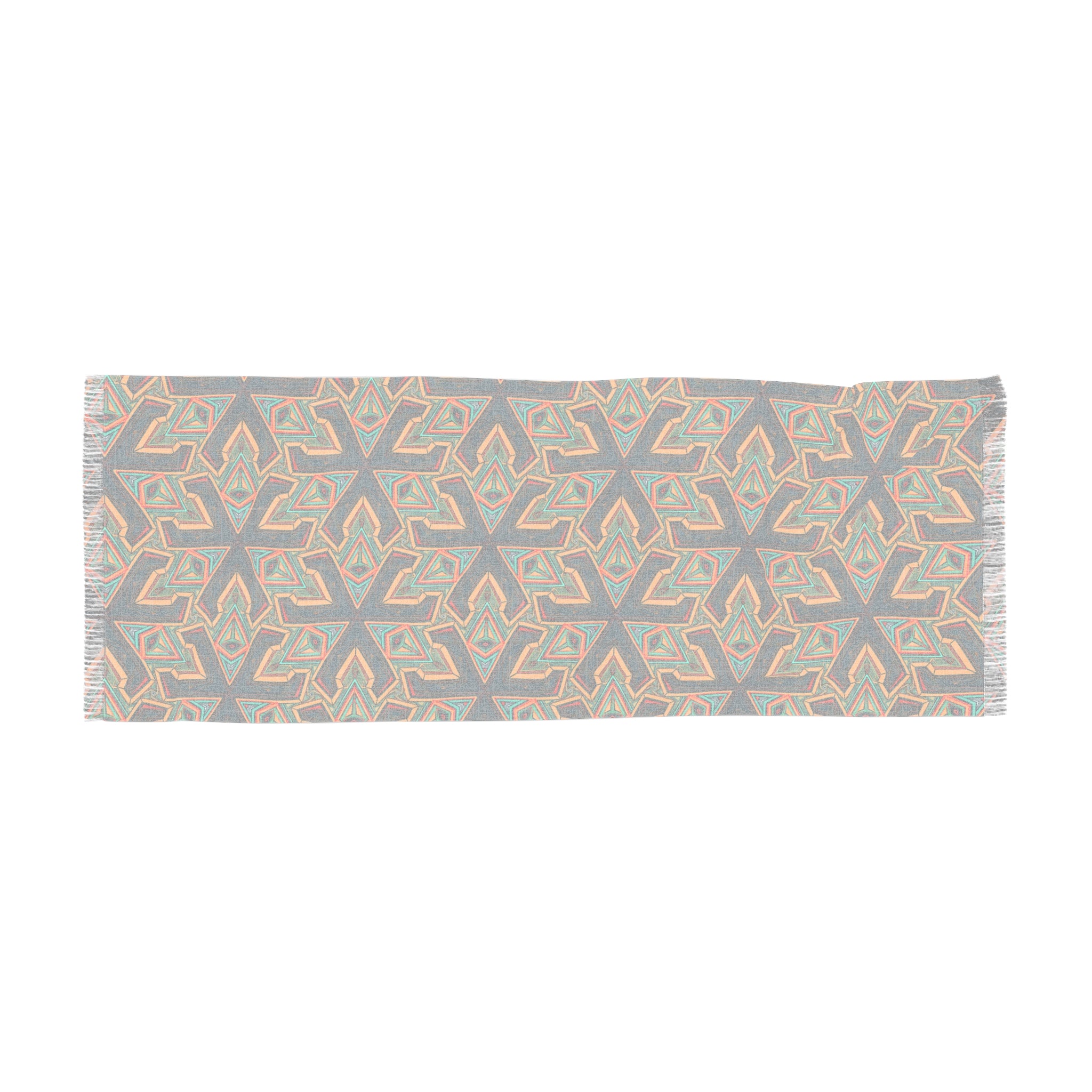Geometric Starlight Scarf — Lightweight Boho Patterned Wrap #g663255