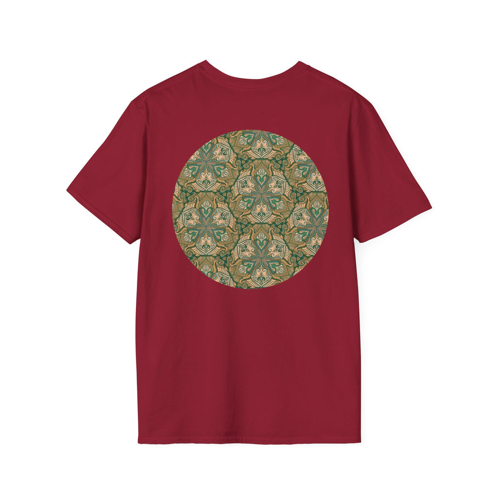Green Celtic Knot Mandala T-Shirt | Floral Shamrock Pattern