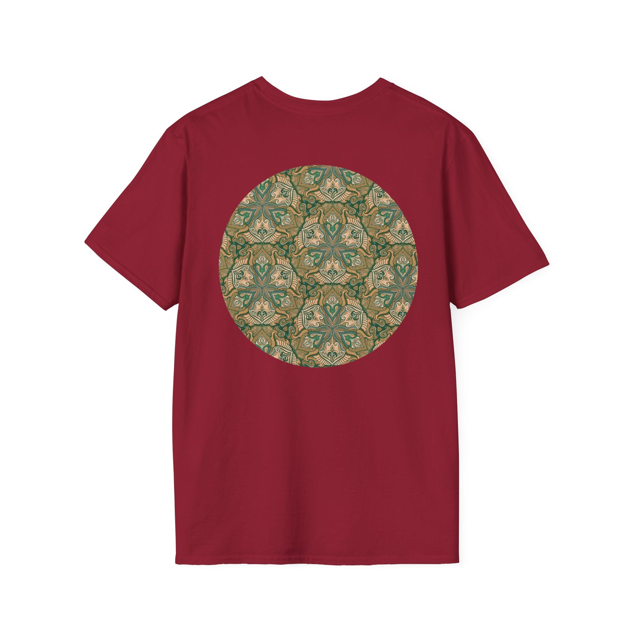 Green Celtic Knot Mandala T-Shirt | Floral Shamrock Pattern