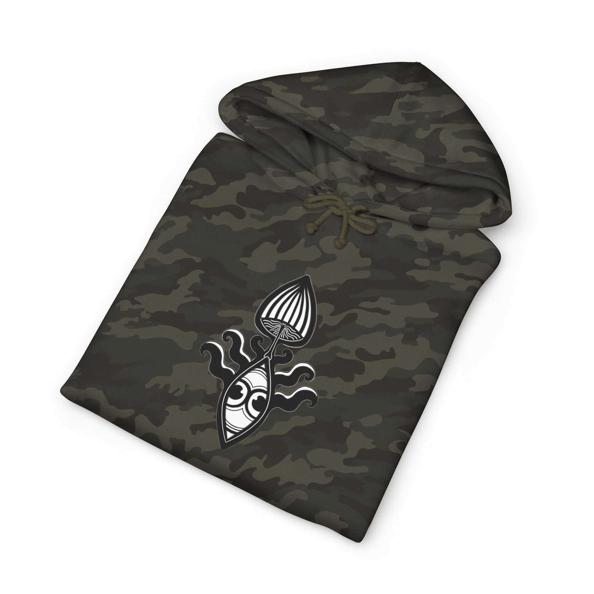 Hoodie — Intricate Black Tribal Mandala Skull Design #x8765467