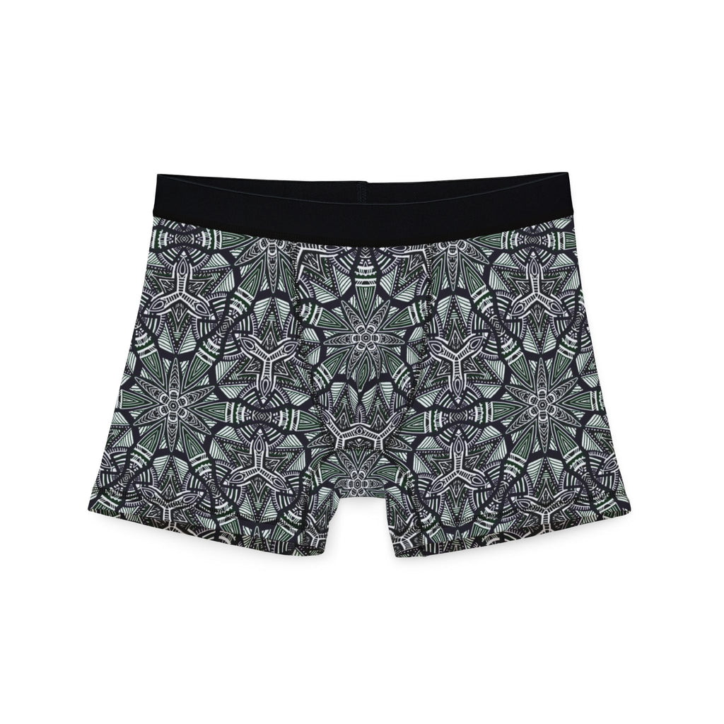 Kaleidoscope Geo Boxer Briefs — Men's Patterned Short Underwear #as23413