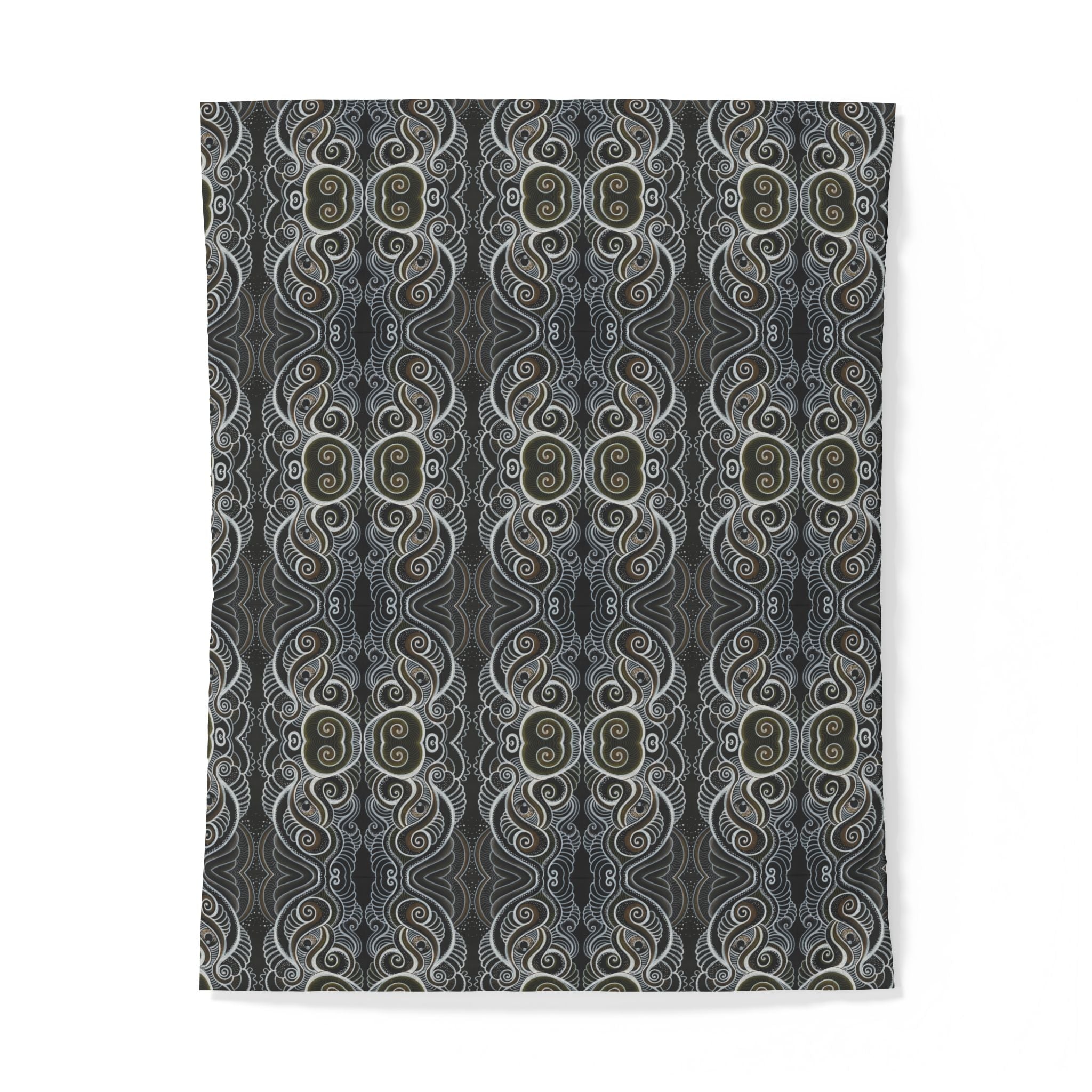 Duvet Cover — Dark Ornate Celtic Knot Pattern Cotton Duvet #j2321