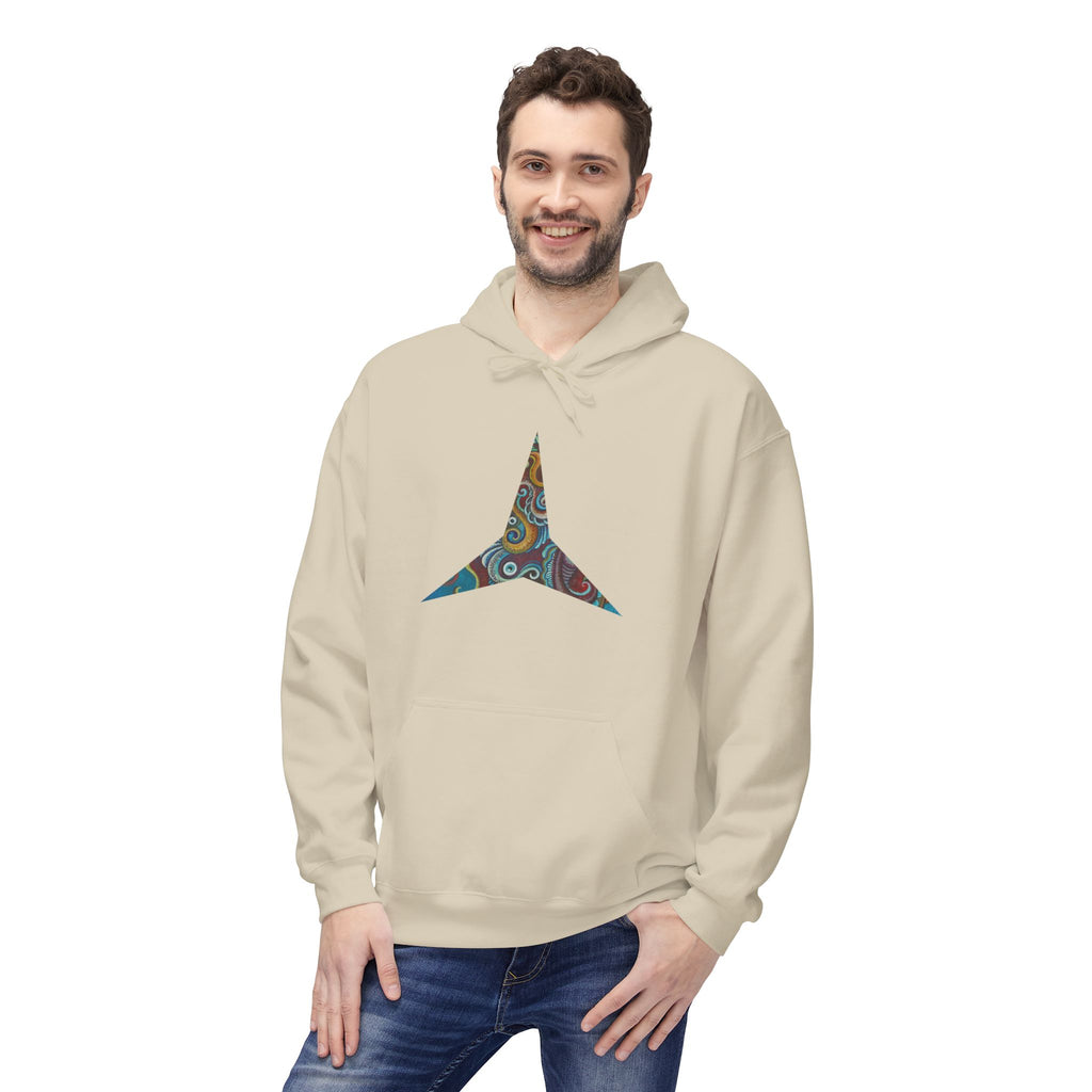 Hoodie — Colorful Geometric Tribal Diamond Print #g765889