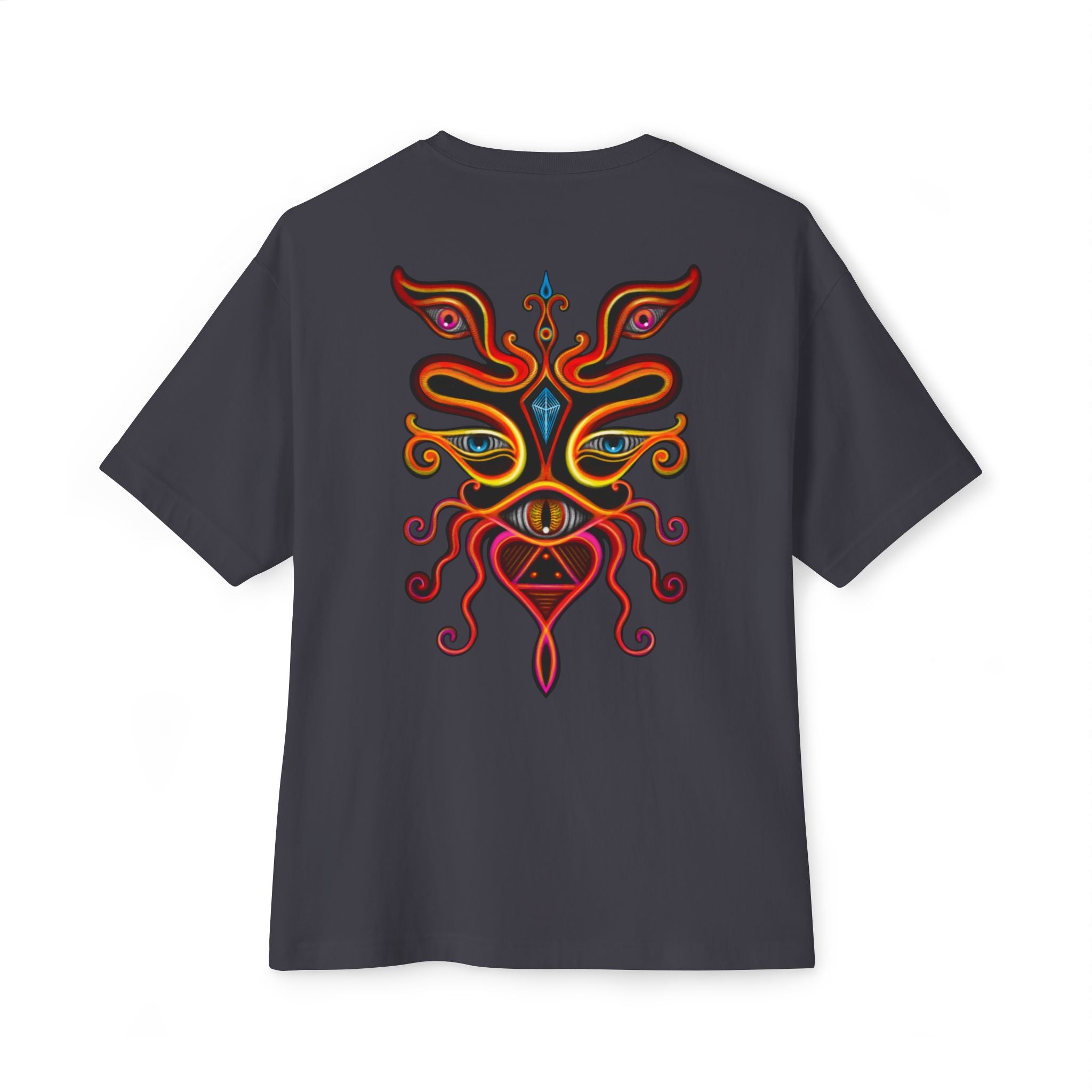 Mystic Eye Tee — Psychedelic Neon Third-Eye Graphic T-Shirt