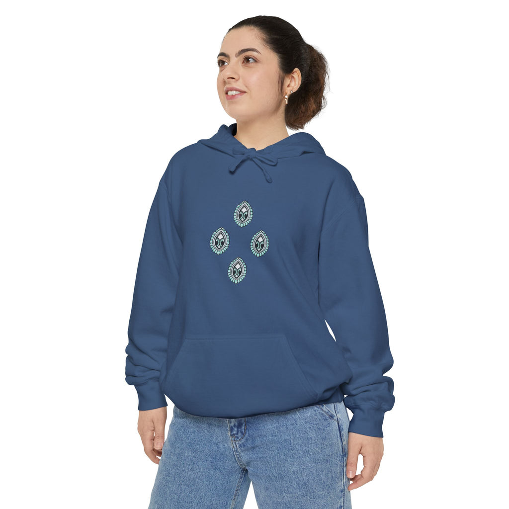 Hoodie — Geometric Mystic Pattern Diamond Back Print #gmh13