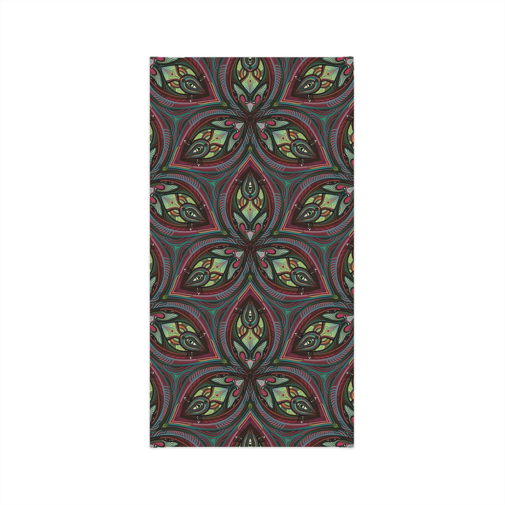 Bohemian Floral Mandala Neck Gaiter — Lightweight Patterned Face Scarf #fg8750