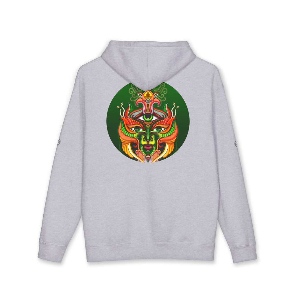 Hoodie — Vibrant Tribal Mask Graphic Pullover #h976345