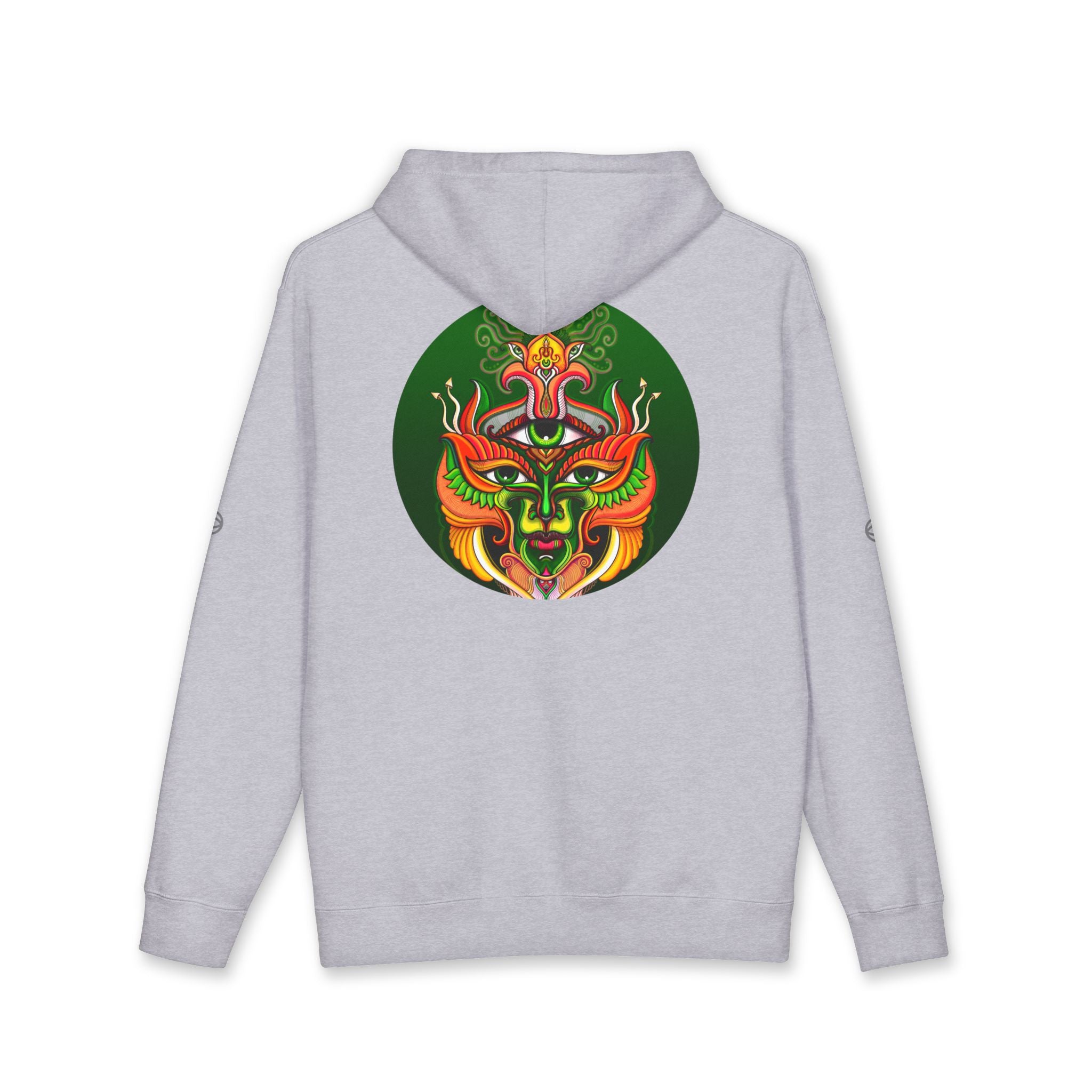 Hoodie — Vibrant Tribal Mask Graphic Pullover #h976345