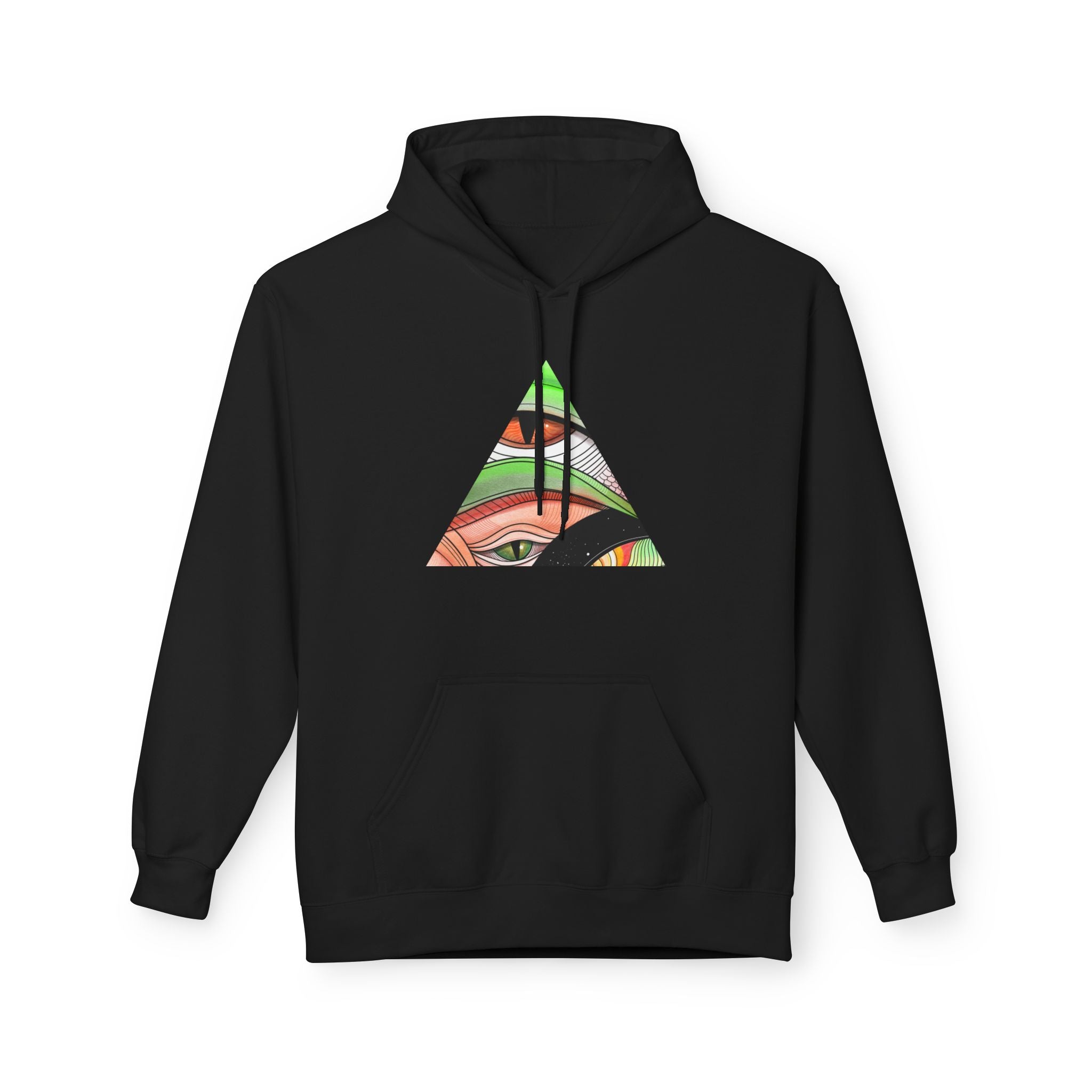 Abstract Swirl Face Hoodie | Artistic Geometric Portrait, White Pullover