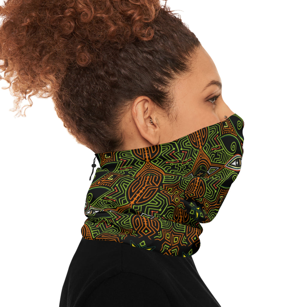 Winter Neck Gaiter With Drawstring #wn4