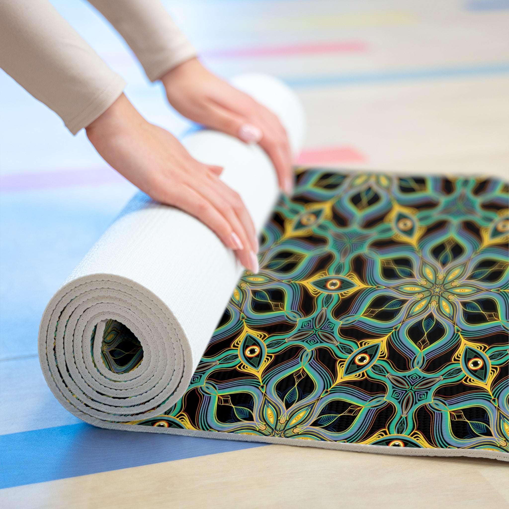 Foam Yoga Mat #dgj22677